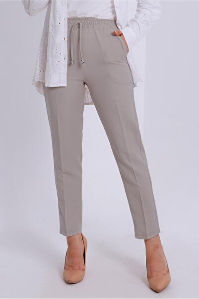 TRENDTESETTÜR Women's Mink (A. Mink) Waist Elastic Pants t 80004