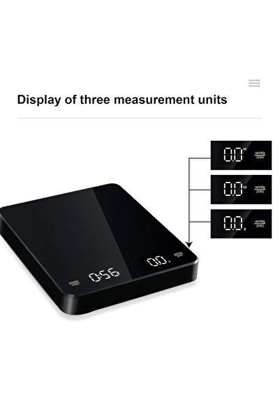 ROHS Junlucki Electronic Coffee Scale 3KG High Accuracy Rechargeable