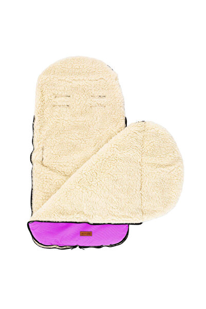 NATIVO Geantă de iarnă din lână impermeabilă 85 x 40 cm roz