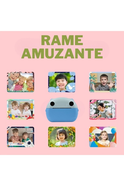 SMARTIC Instant printing copy machine, Full HD 1080p, 20MP, 2.0", SD 32GB+3 rolls, selfie+1 game+MP3