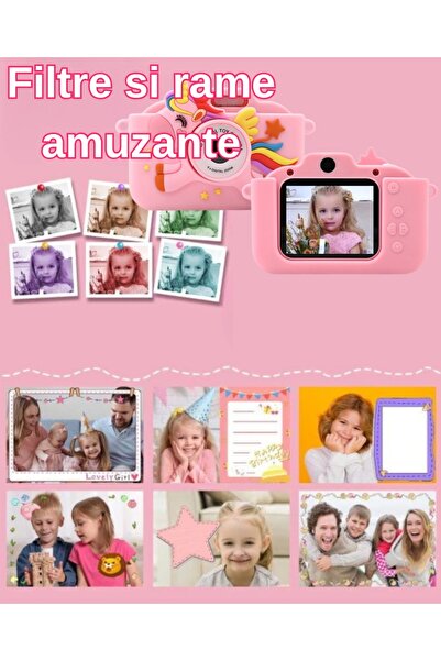 SMARTIC Children's digital camera, Full HD 1080p, 40MP, 2.4", SD 32GB, selfie+3 games+MP3