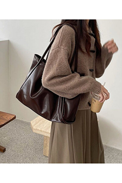 Rivina Γυναικεία τσάντα χειρός & ώμου & ώμου μεγάλου μεγέθους από μαλακό δέρμ...