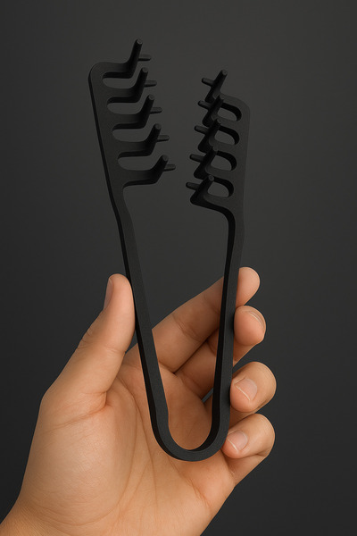 Portakal Mucizevi French crop Düz saç şekillendirme tarağı