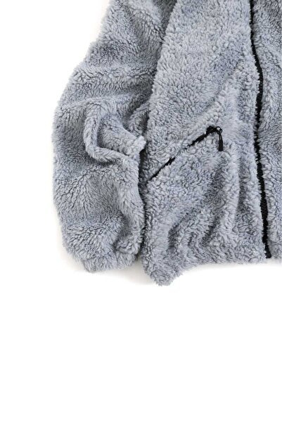 Fifty Color Кольорова плюшева куртка Kul з м'якого плюшу з коміром-стійкою та кишенями на блискавці великого розміру