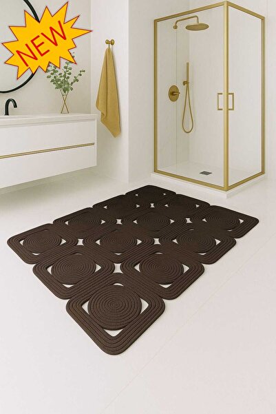 MaVaux Solena Jüt Hasır Dikdörtgen Şık Kilim Halı Paspas Yolluk Evinizi Şımar...