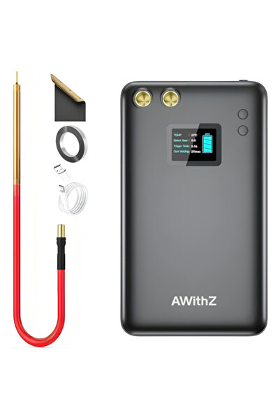 AWithZ U2 | 7500mAh Yüksek Güçlü Pil Punta Kaynak Makinesi (0.25mm Nikel Dest...