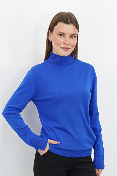 penyebizden Півкомірний трикотажний светр з рибальським коміром - Saks