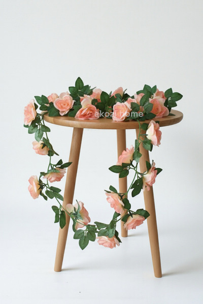 Dekosimge Yapay Gül Sarmaşık Lüx Yüksek Kaliteli 225 cm