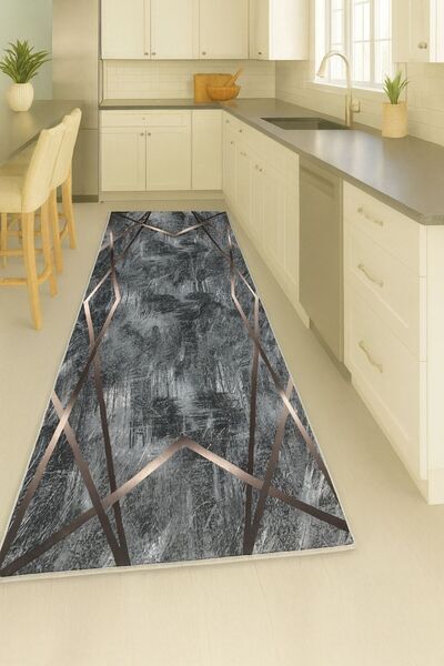 Flair dijital baskılı yıkanabilir Kaymaz Tabanlı Halı Dekoratif Yıkanabilir halı