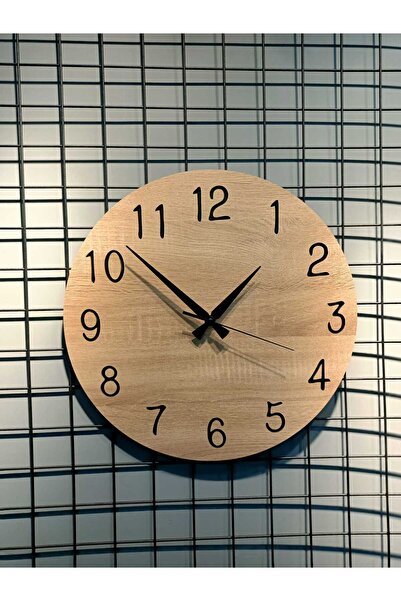 Genel Markalar AHŞAP SESSİZ DUVAR SAATİ