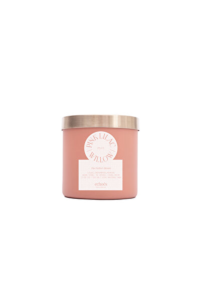 Echoes Premium natural scented candle from Echoes, Pink Lilac & Willow, (luxury glass jar), 300g