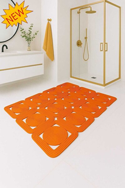 MaVaux Solena Jüt Hasır Dikdörtgen Şık Kilim Halı Paspas Yolluk Evinizi Şımar...