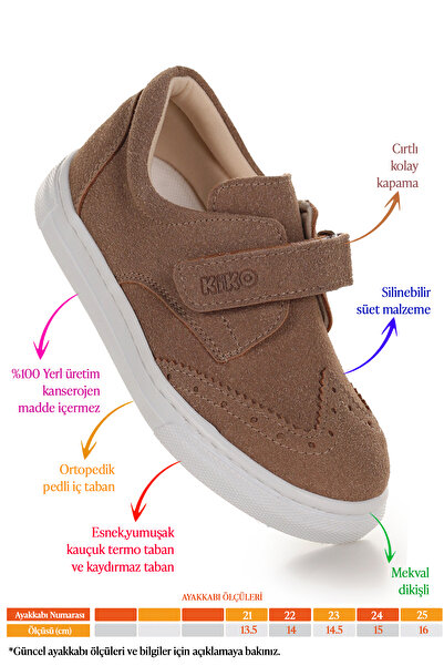 Kiko Kids Richie Velcro First Step Daily Baby Boy Casual Shoes