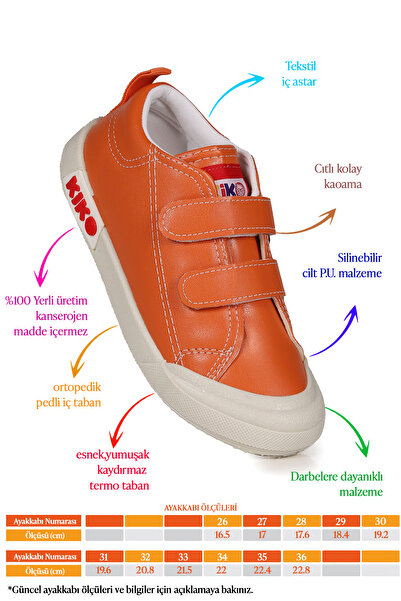 Kiko Kids Suba Velcro Thermo Sole Boys' Casual Sneakers