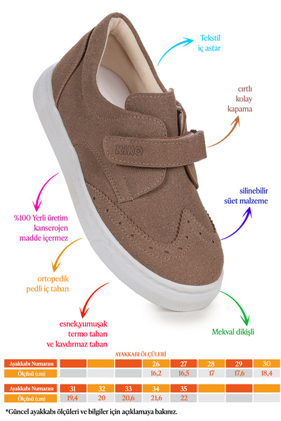 Kiko Kids Richie Velcro Daily Boys' Casual Shoes