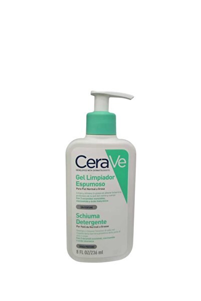 CeraVe منظف البشرة الرغوي للبشرة العادية والدهنية من سيرافي - 236 مل
