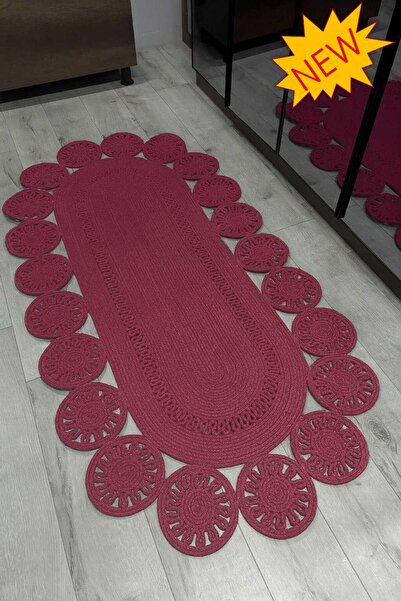 MaVaux Marguerite Özel Tasarım Hasır Jüt Kilim – Koridor, Antre ve Salon Halı...