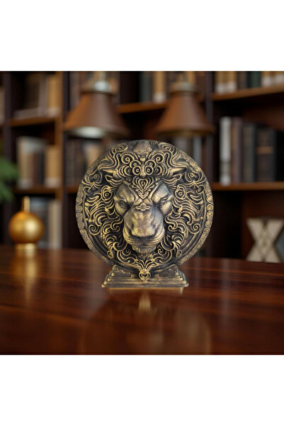 Monarch Art Aslan Başı | Dekoratif Obje | Asaletin, Cesaretin ve Liderliğin S...