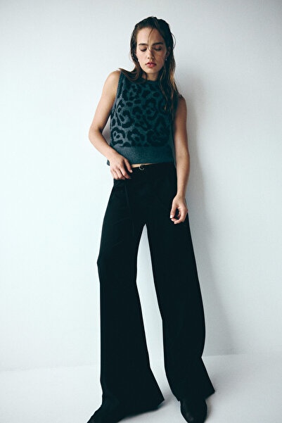 H&M Kemerli Şık Pantolon