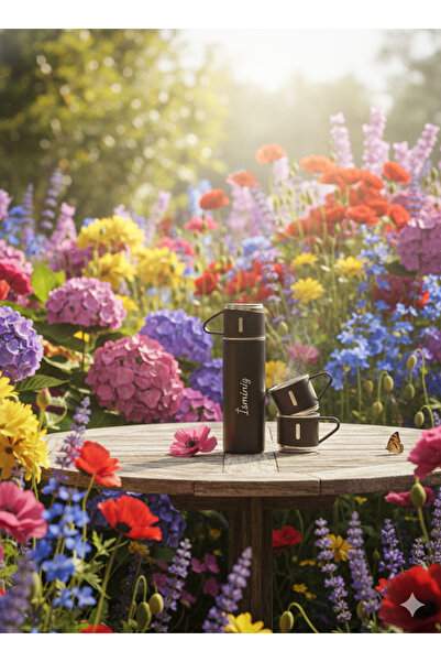 OMZ Thermos Stainless Steel Thermos Black Color 3-Cup Thermos Set with Lunch Box 12 Hours 0 -1 L 100% or