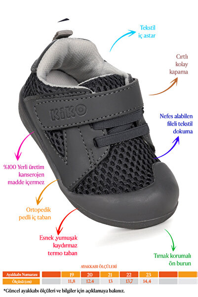 Kiko Kids Baby Boy First Step Slippers - Puppies Velcro Shoes