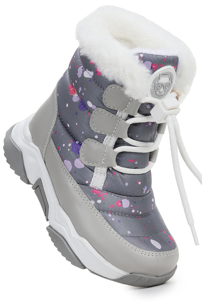 Kiko Kids Дівчачі зимові черевики з бамбуковими ремінцями