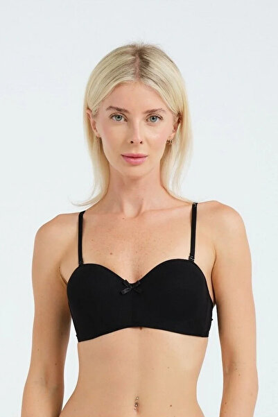 Laperissa Sutien Lotus negru pentru femei, cu sârmă, fără burete