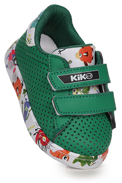 Kiko Kids Perforated Cırtlı Işıklı Erkek Bebek Spor Ayakkabı