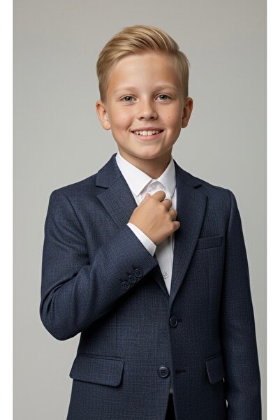 LOOKS KİDS Erkek Çocuk Spor Lacivert Blazer Ceket