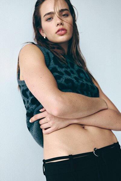 H&M Kemerli Şık Pantolon