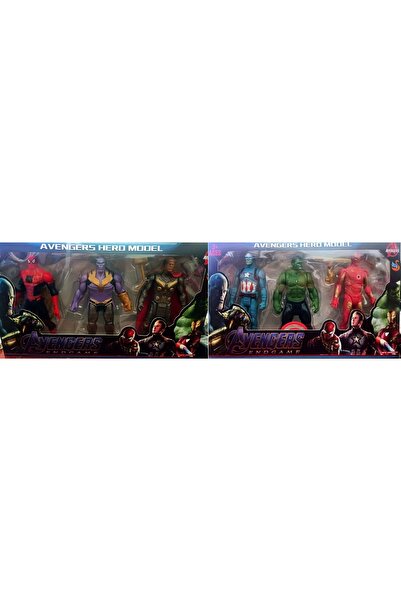 AVENGERS Super Heroes Set of 6 with Light-Up Joints