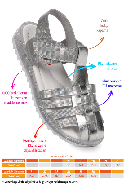 Kiko Kids Girl's Sandals Arz 2348