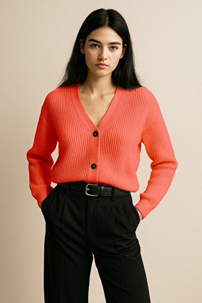 Pampino Women's Buttoned Short Cardigan