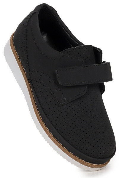 Kiko Kids Circum Nubuk Cırtlı Erkek Çocuk Okul Sünnet Ayakkabısı