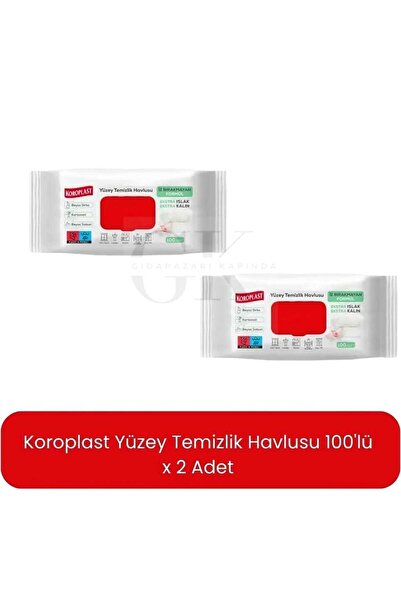 Koroplast Çok Amaçlı Islak Temizlik Havlusu Beyaz Sabun Kokulu 200 adet