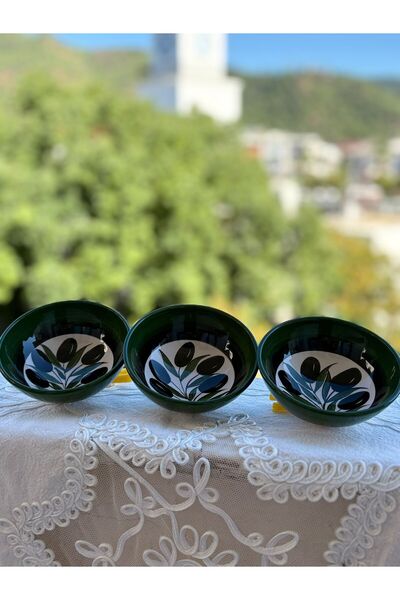 shop Handmade Set of 3 13 cm Ceramic Snack Bowls, Sauce Bowls and Jam Bowls