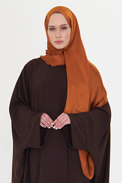 HÜRREM BONE Gold Plain Classic Shawl Turlu Polyester Luxury Janjan 202126_03