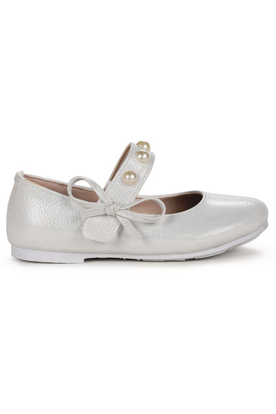 Kiko Kids Bareti Vakko Pearl Daily Velcro για κορίτσια παπούτσια μπαλαρίνας
