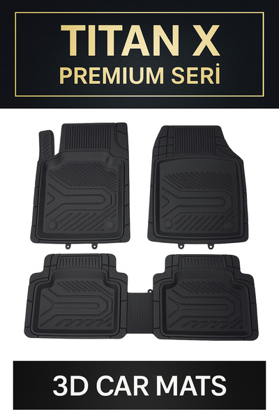 Black Gold Dacia Duster 4x2 2018-2022 3D Havuzlu Oto Paspas Fox Kauçuk