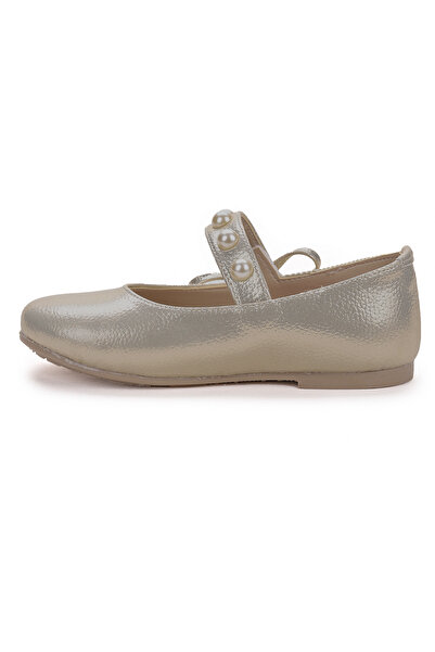Kiko Kids Bareti Vakko Pearl Daily Velcro Girls' Ballerina Shoes