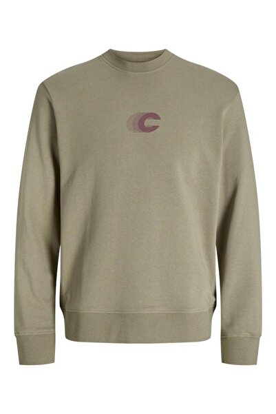 Jack & Jones Jack Jones Vıbrant Bisiklet Yaka Relax Fit Erkek Sweat 12277749