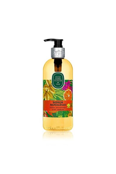 Eyüp Sabri Tuncer Bodrum Tangerine Natural Olive Oil Liquid Soap 500 Ml