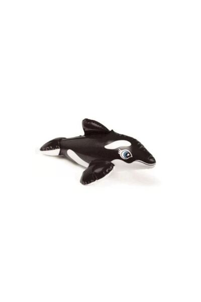 Intex Inflatable toy for pool or bathtub, 58590, black dolphin, 25 cm