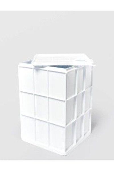 sterk White Plastic Cheese Box with Lid, STERK, 25 x 25 x 35 cm