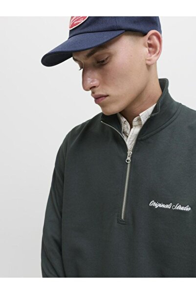 Jack & Jones Jack Jones Norrebro Zippered Collar Relax Fit Men's Sweatshirt 12282899