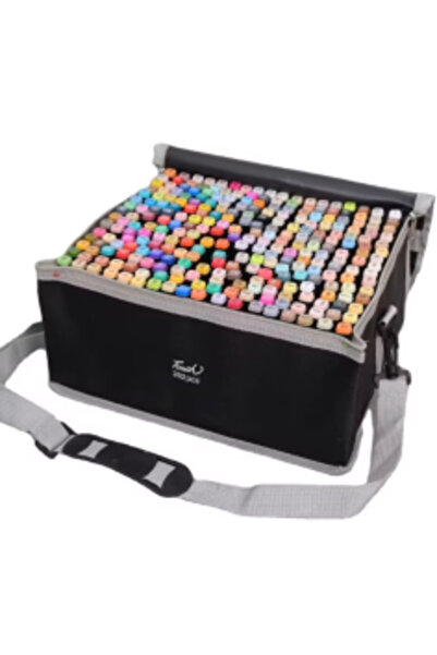 Flippy Set of 262 Double-Tip Alcohol-Based Markers, Assorted Colors, 37 x 21.5 x 16.3 cm