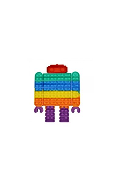 Pop It Now Jucărie senzorială antistres pentru copii, Pop It Now, Robot gigan...