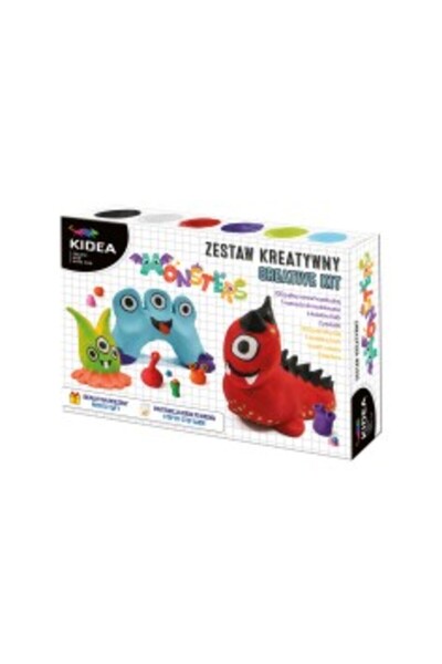 Kidea Creative Set Multicolor - Monsters Self-Hardening Clay (GSZPKA)