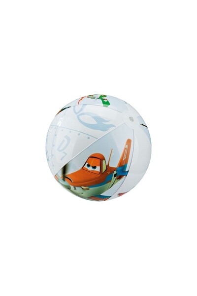 Intex Disney Planes Beach Ball – Red Plane, 61 cm,