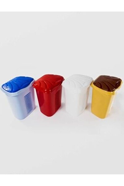 sterk Laundry Basket with Lid OVAL 45 x 38 x 51 cm, Plastic, Sterk, Various Colors